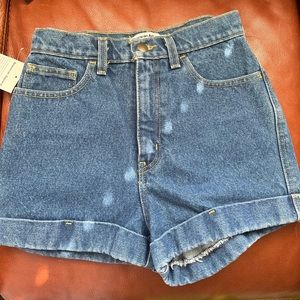 American Apparel High wasted cuff shorts